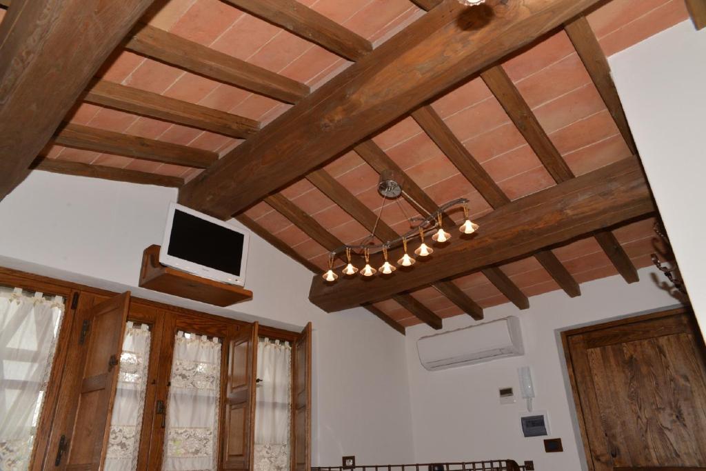 TV a/nebo společenská místnost v ubytování La Locanda di Giulia