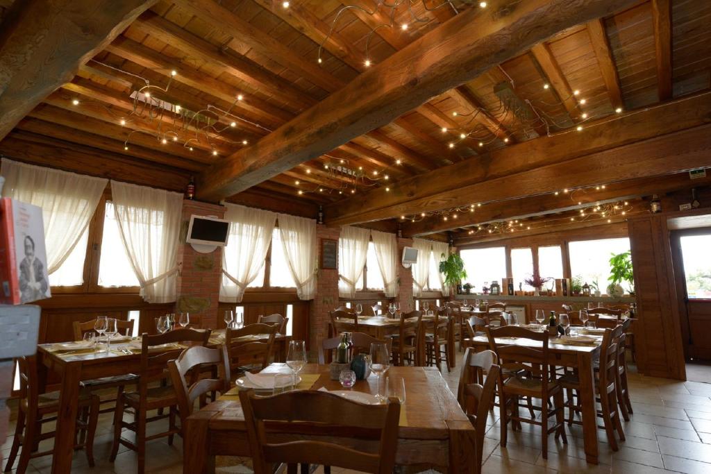 Restaurace v ubytování La Locanda di Giulia