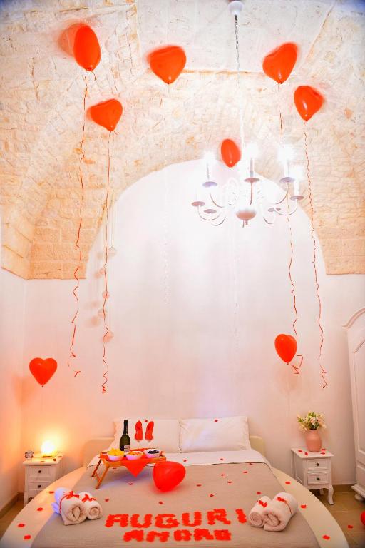 Letto o letti in una camera di Trullo Suite