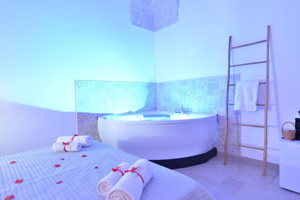 Letto o letti in una camera di Trullo Suite