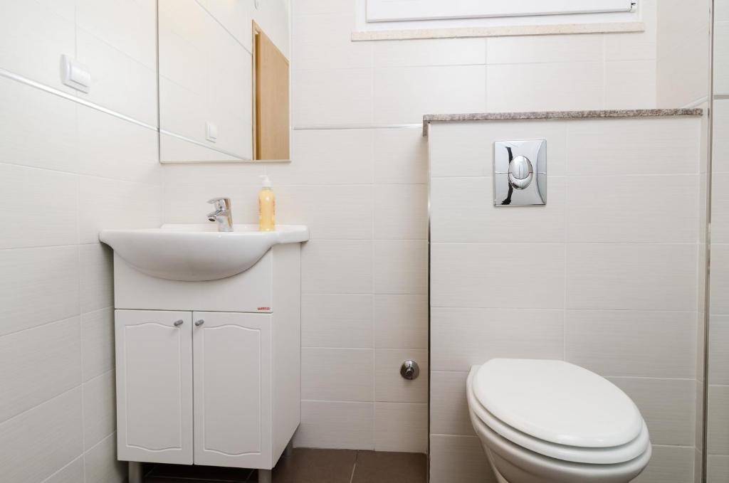 Koupelna v ubytování Apartment Amela