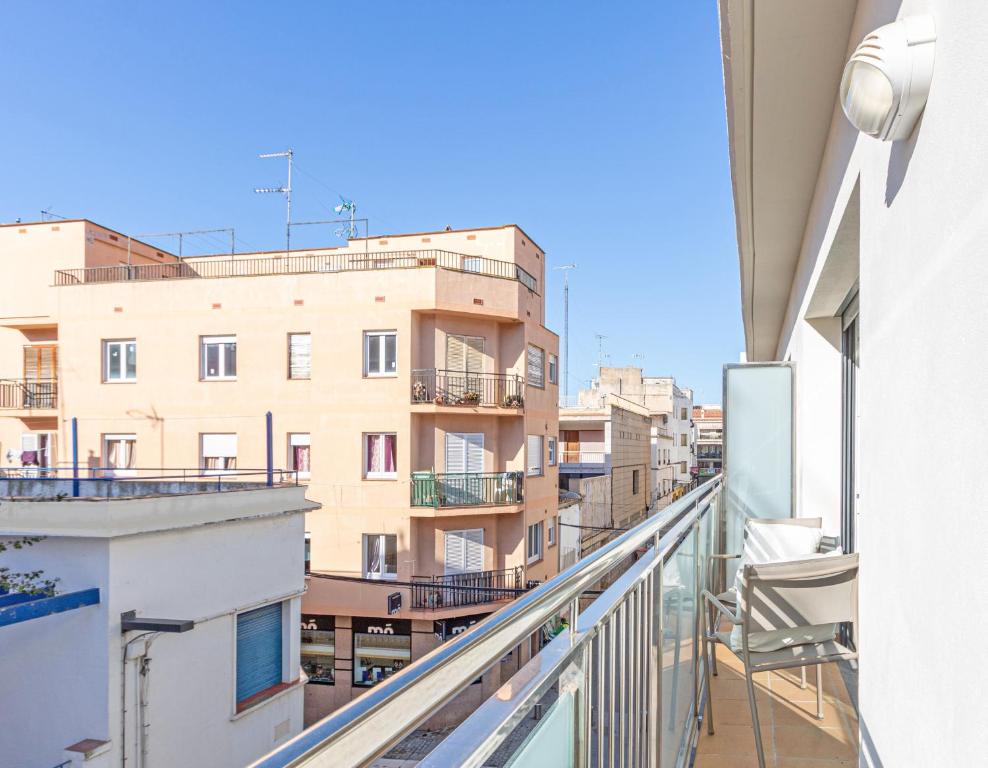 Balkón nebo terasa v ubytování Apart-rent Apartamento Francesc Macia 2º 2004
