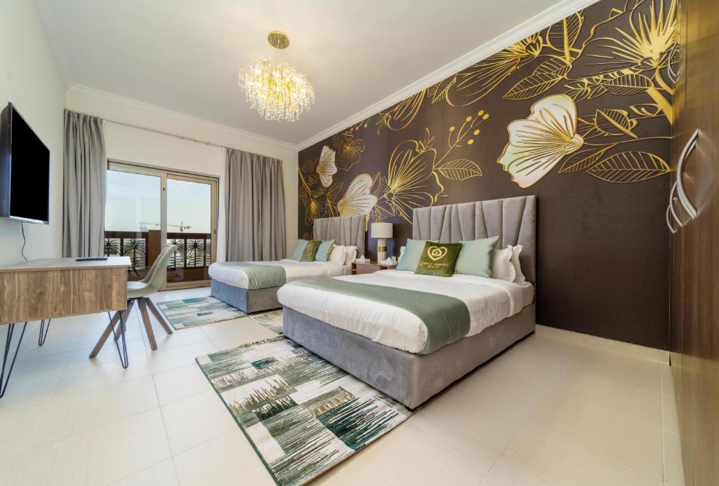 GLOBALSTAY at Palm Jumeirah Beachfront Paradise with Pool and Gym - Appartement Supérieur