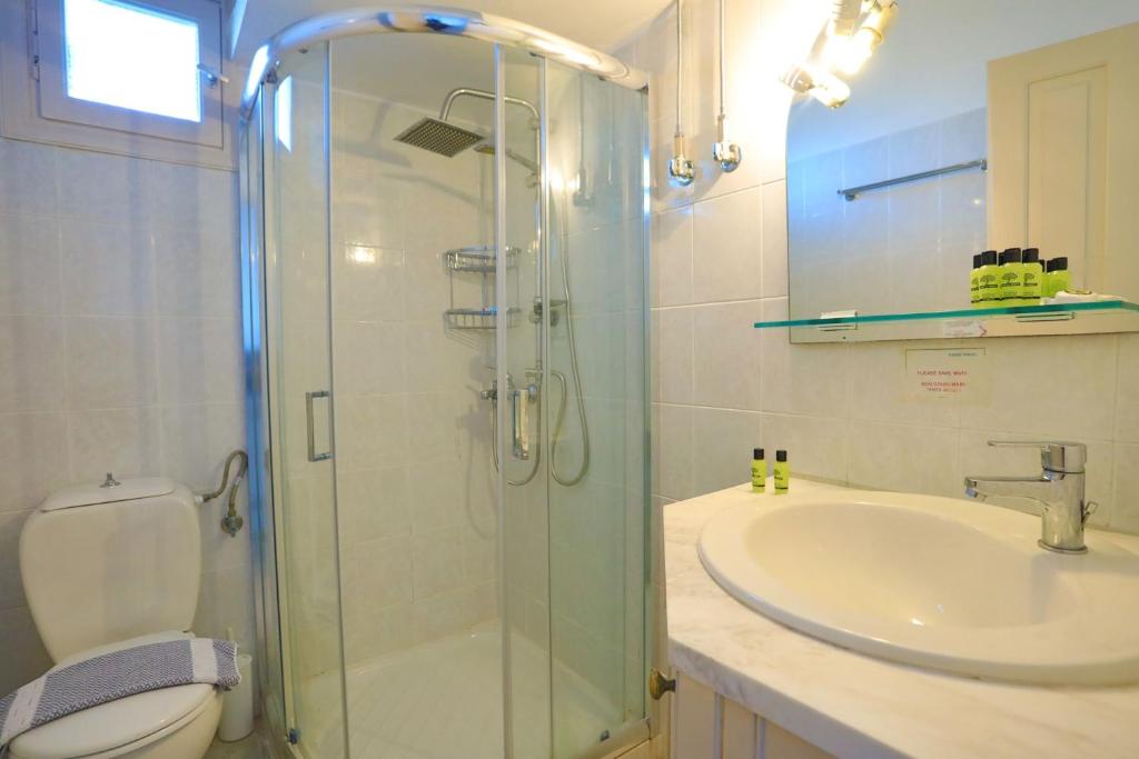 Koupelna v ubytování Sterna Apartment
