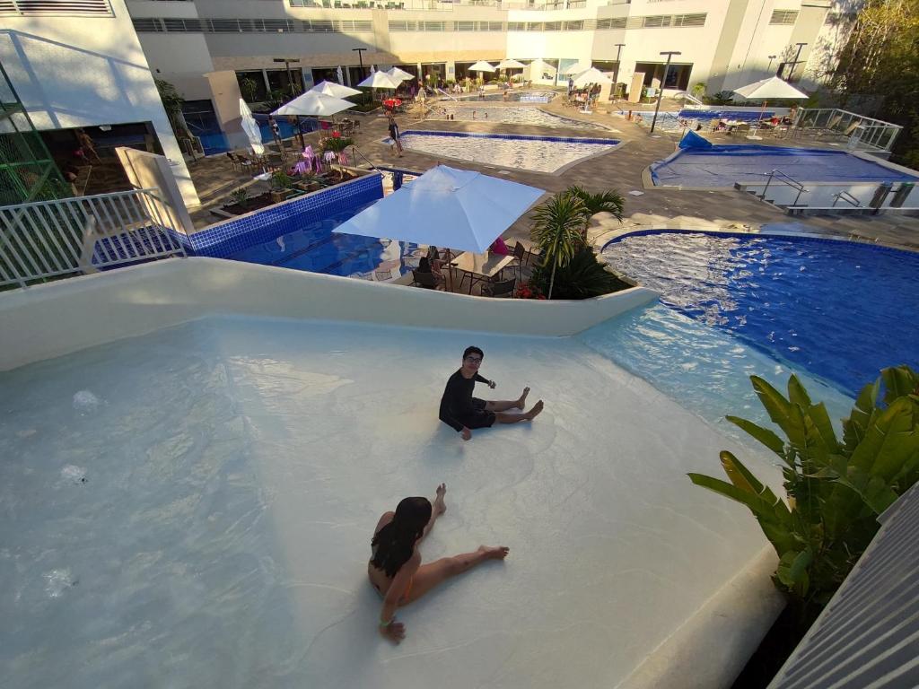  Park Veredas Resort com acesso ao rio no fundo