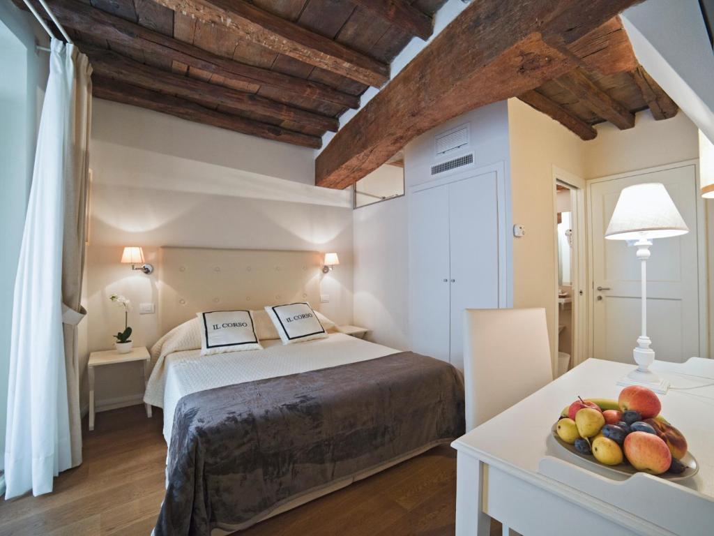 Postelja oz. postelje v sobi nastanitve B&B Il Corso
