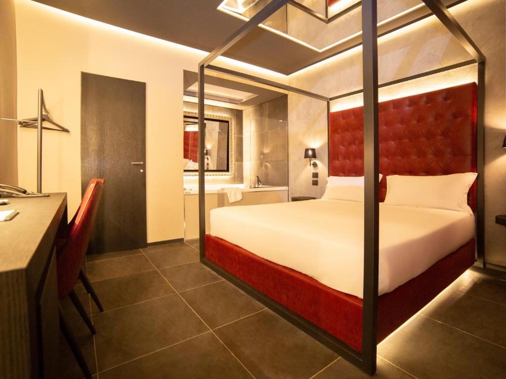 Postel nebo postele na pokoji v ubytování Motel Hotel Charlie