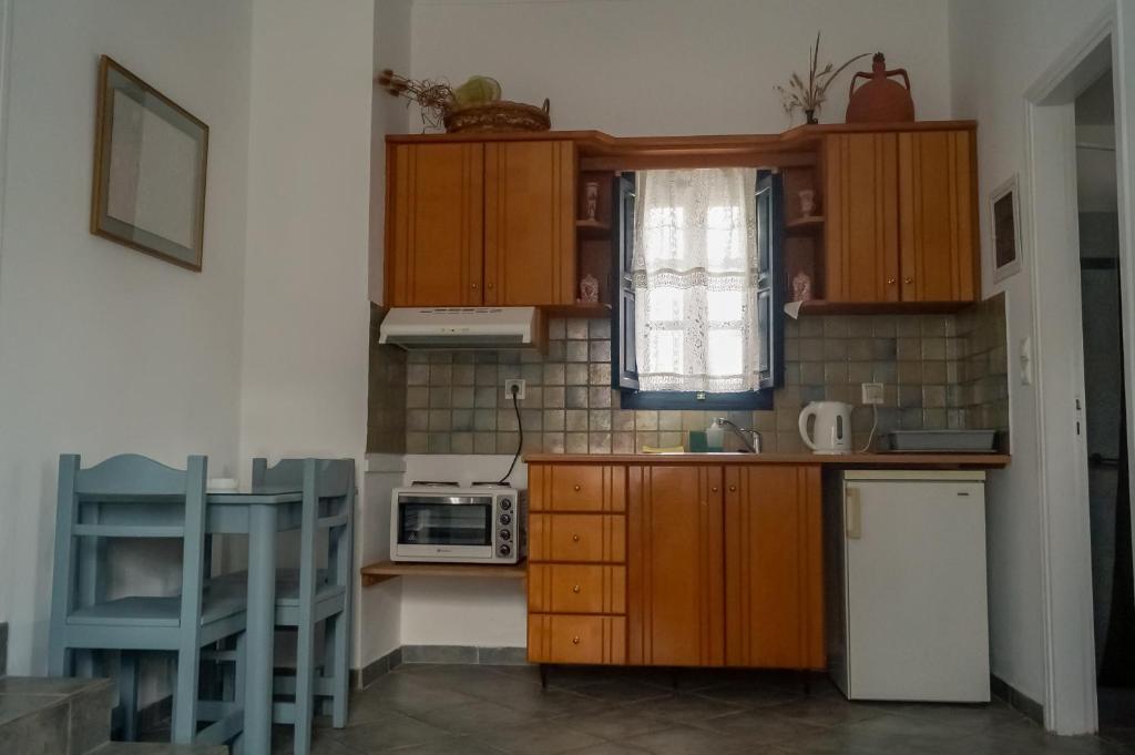 Kuchyň nebo kuchyňský kout v ubytování Coral Apartments