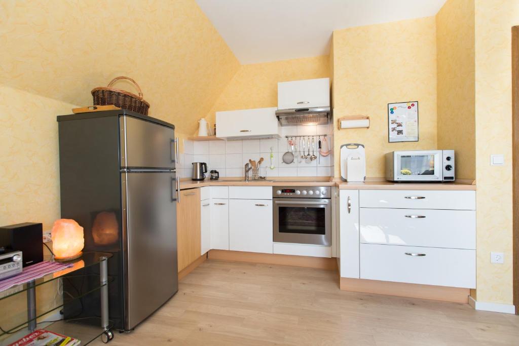 Kuchyň nebo kuchyňský kout v ubytování Casa Felicitas - Ferienwohnung & Studio
