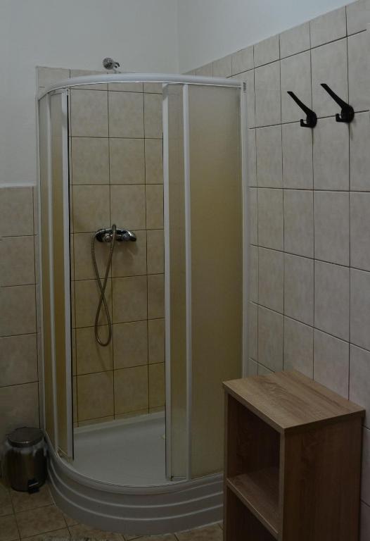 Koupelna v ubytování Hotel Děčín Na Skřivánce