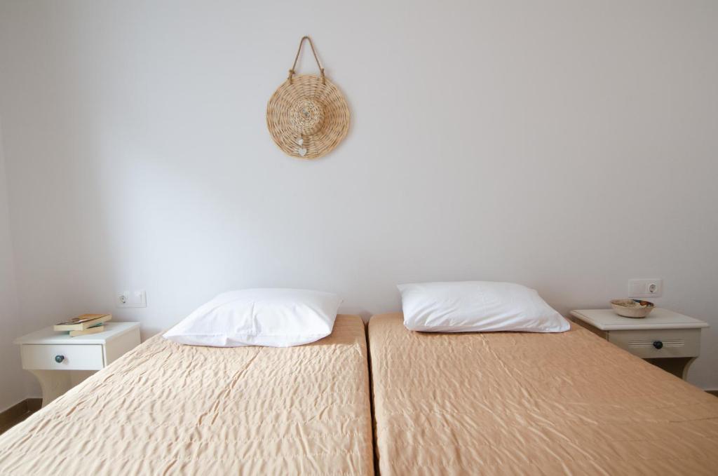 Voodi või voodid majutusasutuse Marias Rooms toas