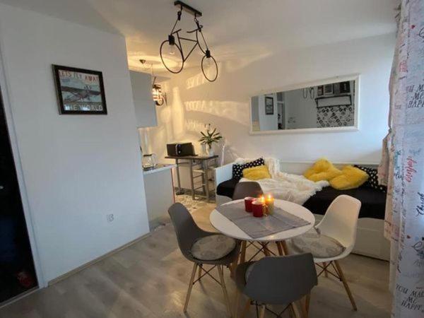 Kuchyňa alebo kuchynka v ubytovaní Apartman Jež - free parking, self check in