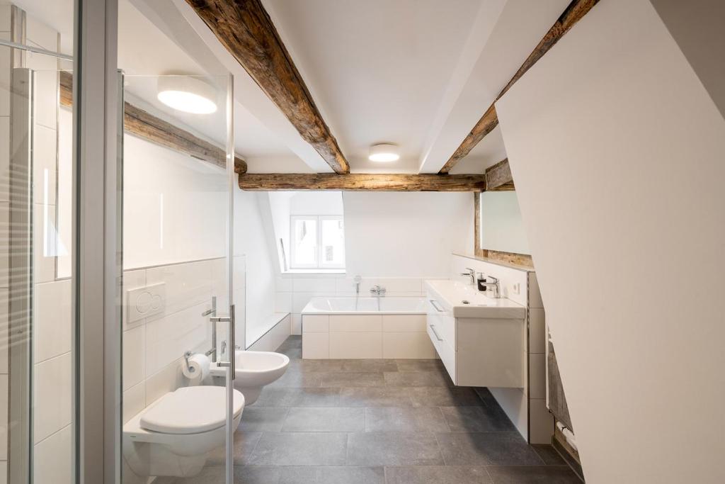 Koupelna v ubytování Michaelis Suite - Schrangen-Suites-1389