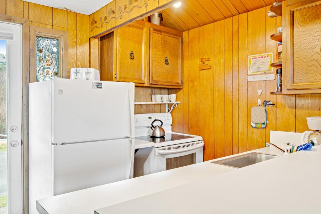 Kuchyň nebo kuchyňský kout v ubytování Crab Cottage