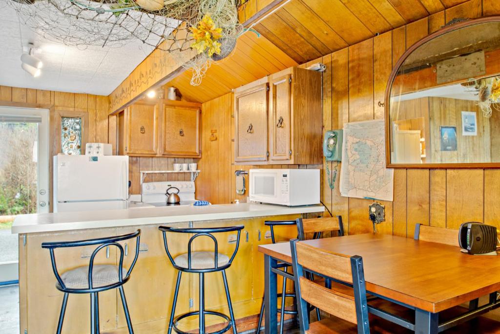 Kuchyň nebo kuchyňský kout v ubytování Crab Cottage