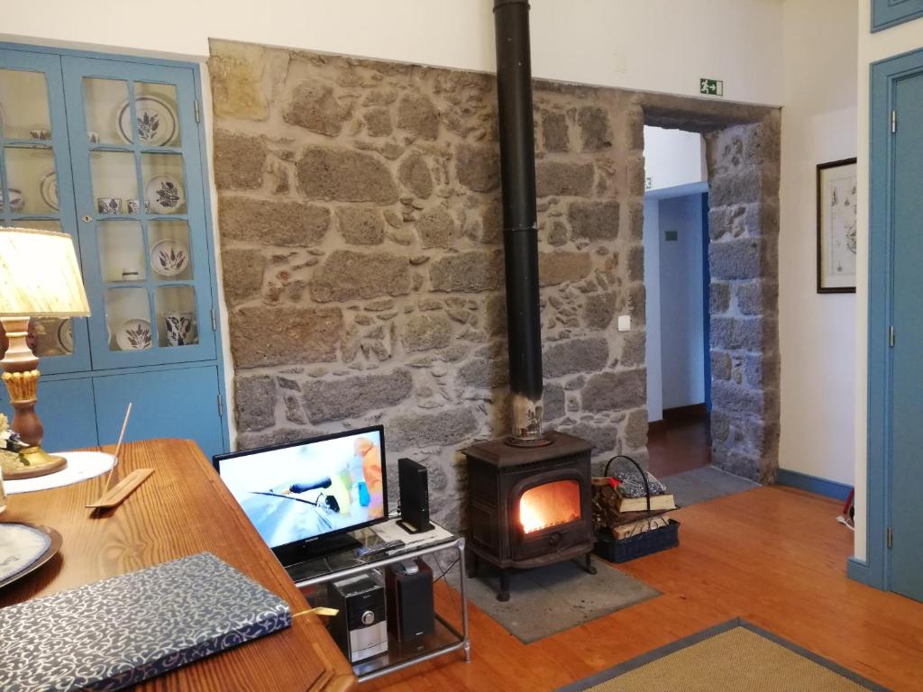 TV a/nebo společenská místnost v ubytování Tradicampo Eco Country Houses