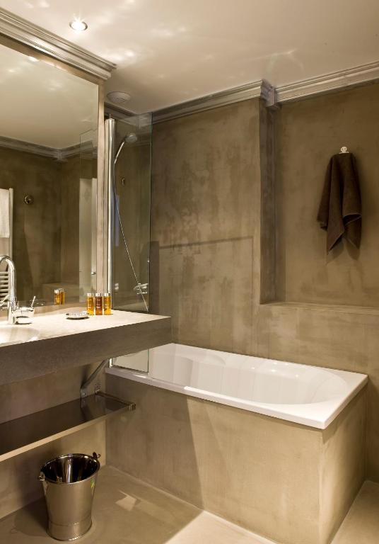 Koupelna v ubytování Hotel Ormelune