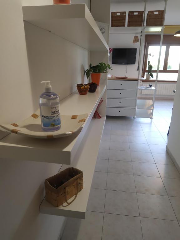 Telewizja i/lub zestaw kina domowego w obiekcie La Fornacetta