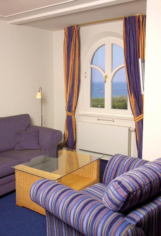 Posezení v ubytování Pension Strandschloss Arielle