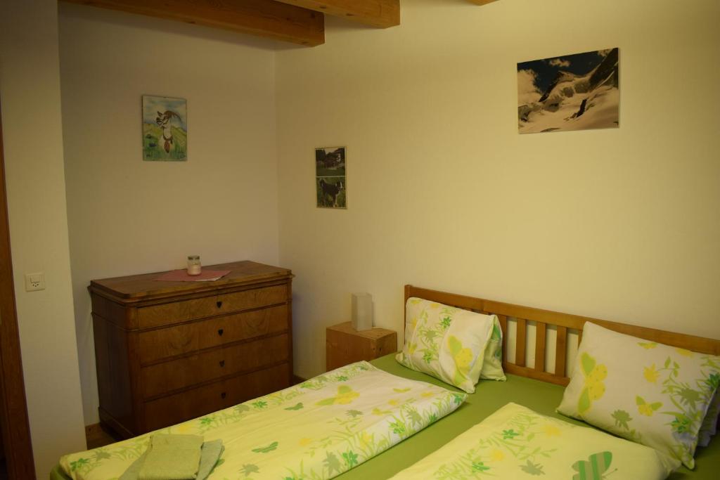 Postel nebo postele na pokoji v ubytování B&B Stiffler-Huus