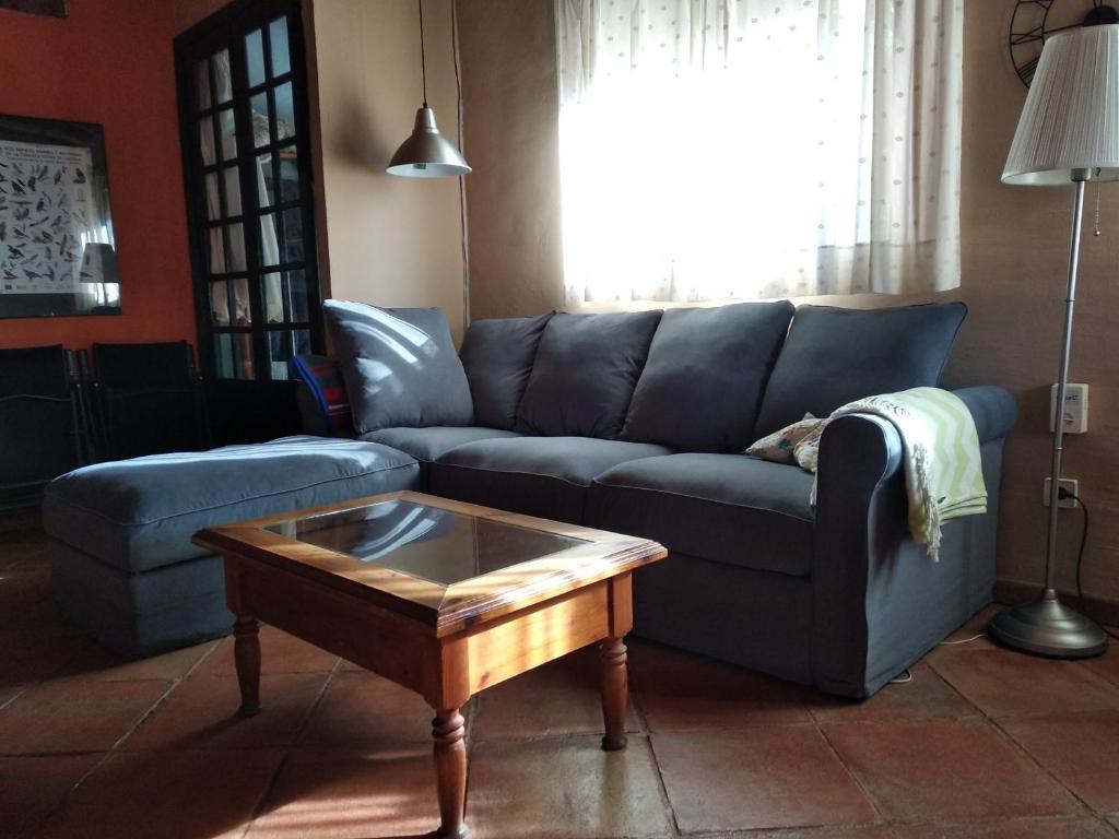 A seating area at Casa Rural El Riandero