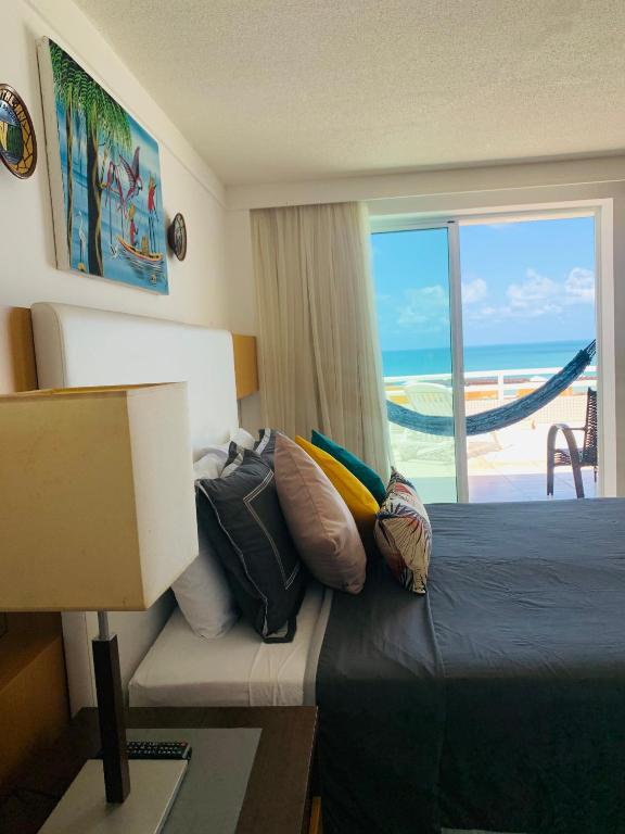  Maravilhoso flat com vista para o Mar de Ponta Negra