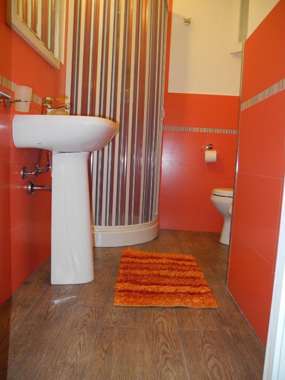 Koupelna v ubytování CASA Melone Giallo