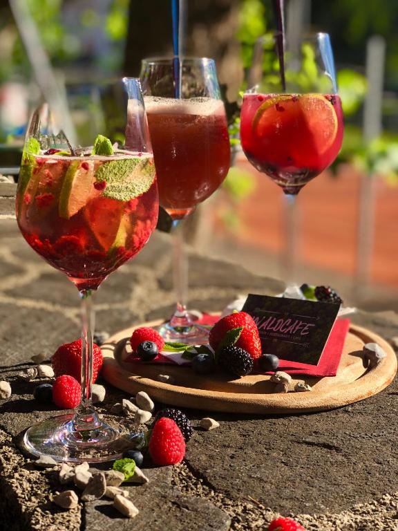 Nápoje v ubytování Gasthof Restaurant Waldcafé