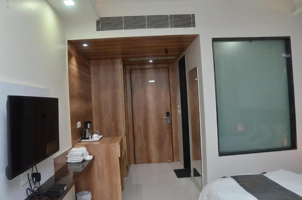 TV a/nebo společenská místnost v ubytování Hotel Sopan Heights