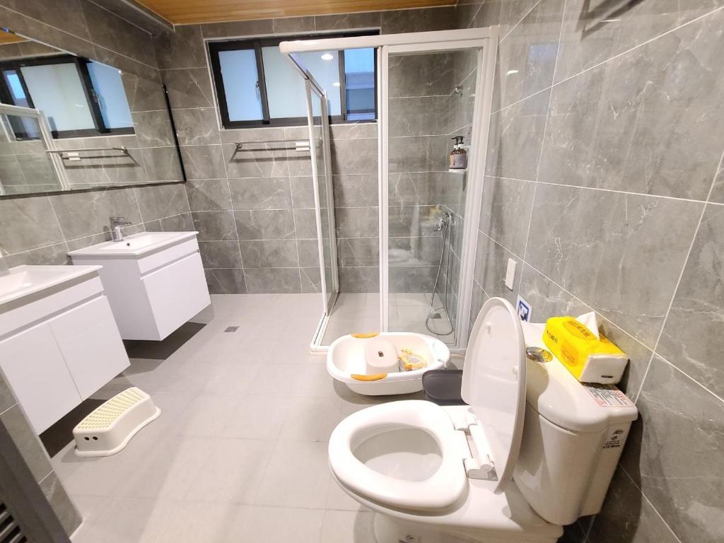 Koupelna v ubytování 三木森sleep Inn 站前館