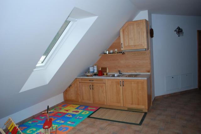 Kuchyň nebo kuchyňský kout v ubytování Farm Stay Rotovnik - Plesnik