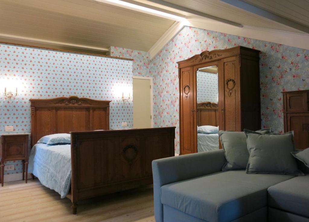 Hoeve Chartreuse - Habitación Cuádruple Con Vista Al Jardín