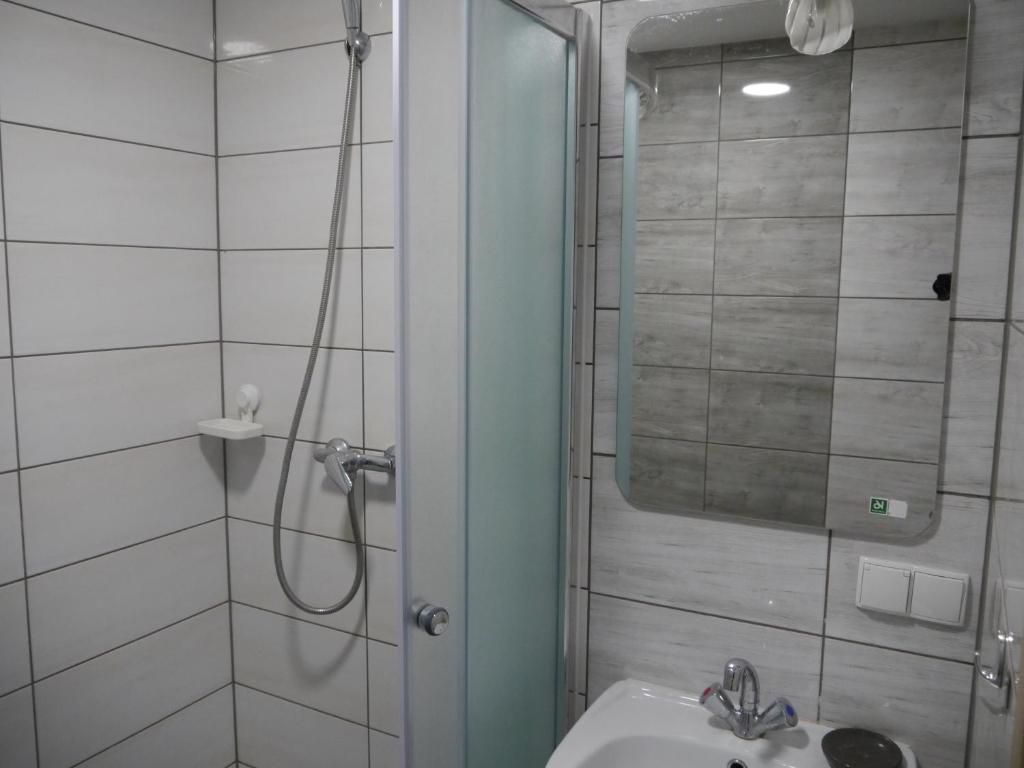 Kúpeľňa v ubytovaní Brama Bieszczad