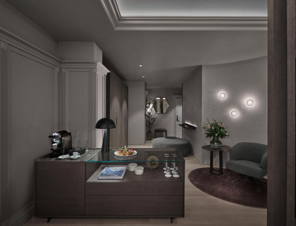 Posezení v ubytování Hotel Weisses Roessl