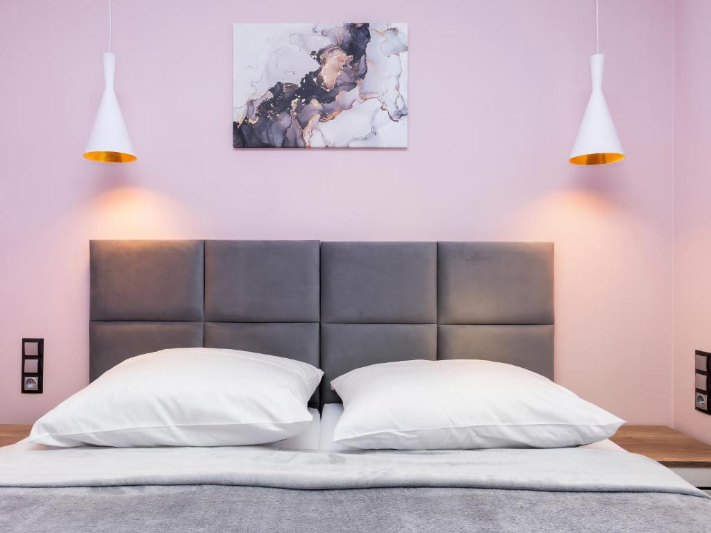 Postel nebo postele na pokoji v ubytování Apartament Porto Santa Rewales