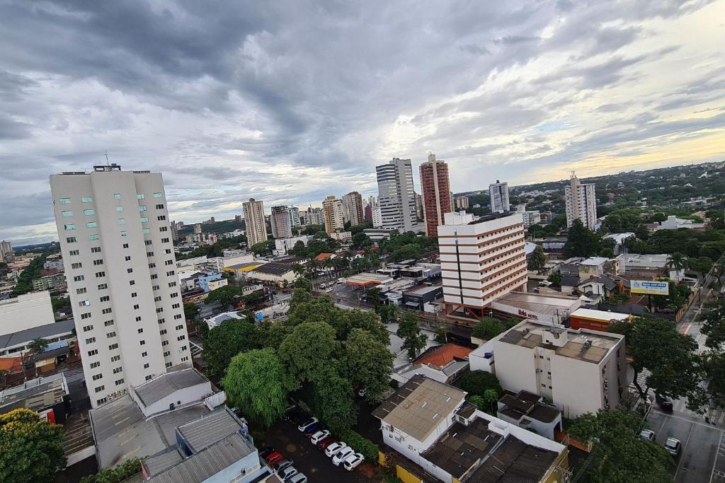  Apartamento Studio no último andar no CENTRO de FOZ com linda VISTA