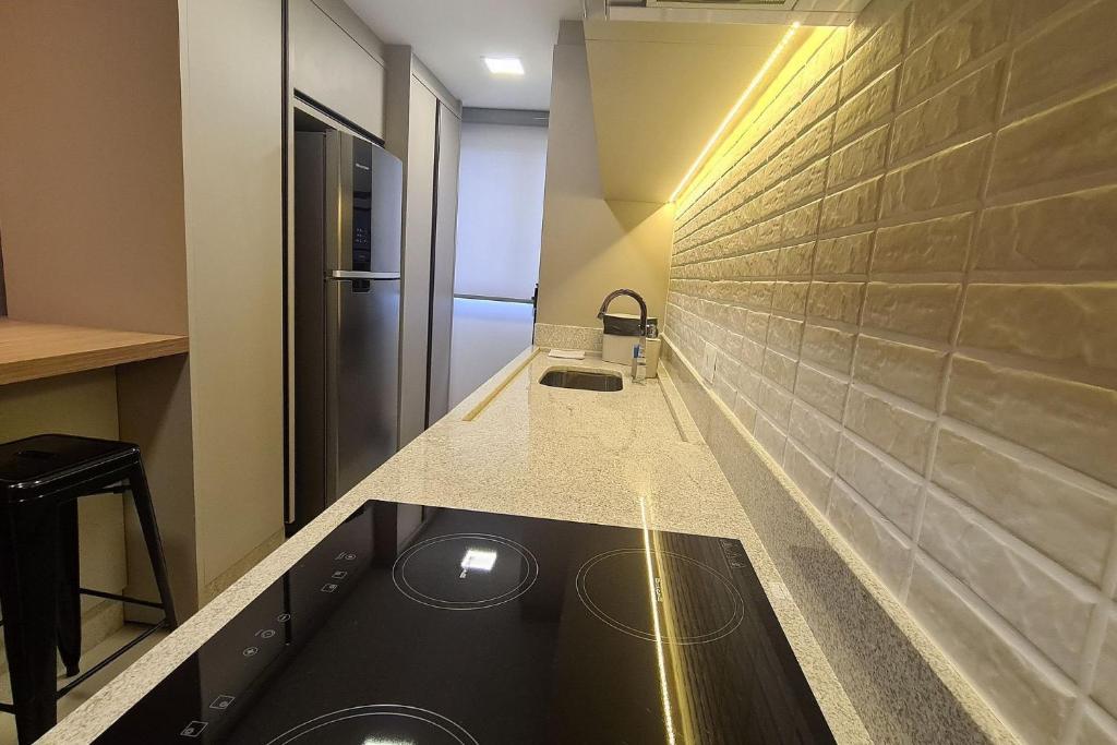  Apartamento Studio no último andar no CENTRO de FOZ com linda VISTA