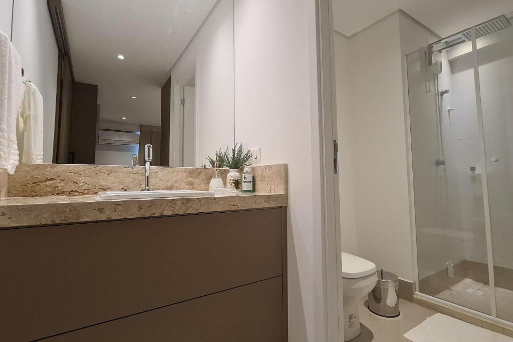  Apartamento Studio no último andar no CENTRO de FOZ com linda VISTA