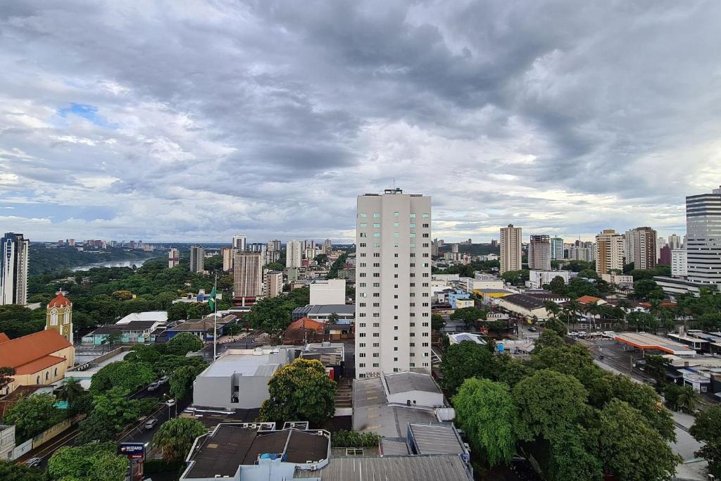  Apartamento Studio no último andar no CENTRO de FOZ com linda VISTA