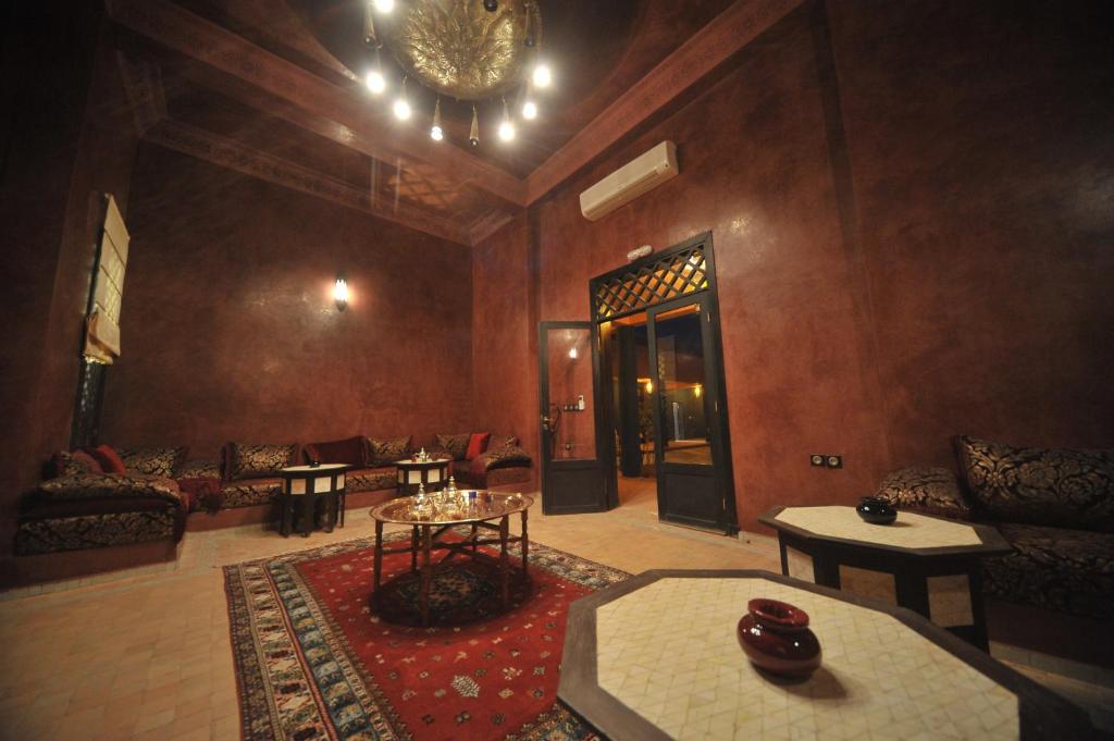Posezení v ubytování Boutique Hôtel palais Masandoia