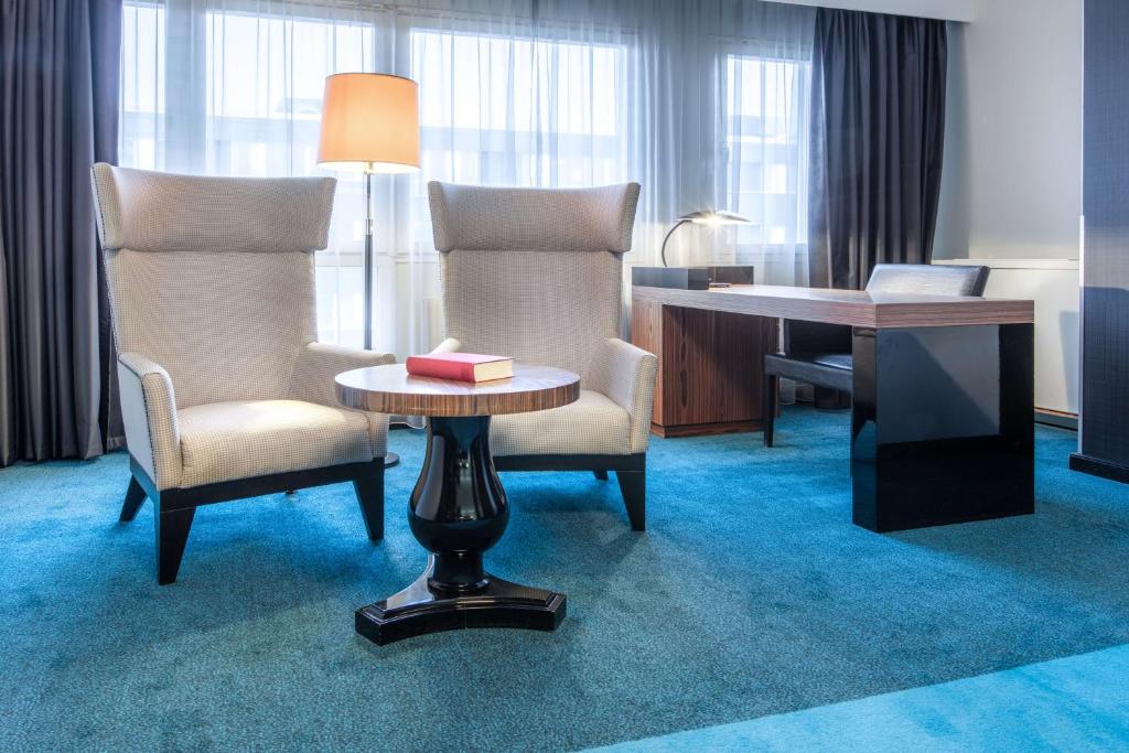 Posezení v ubytování Radisson Blu Hotel Malmö