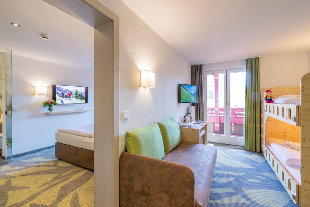 Posteľ alebo postele v izbe v ubytovaní Familotel Kaiserhof - Families only