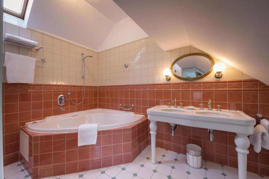 Koupelna v ubytování Hotel Der Kleine Prinz