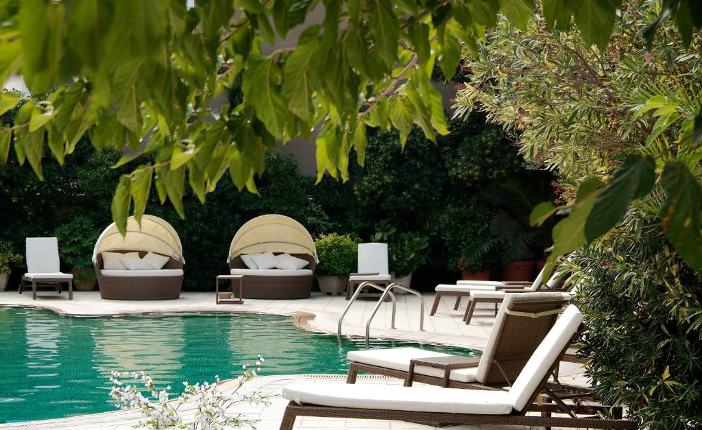 Bazén v ubytovaní Hotel Rosamar alebo v jeho blízkosti