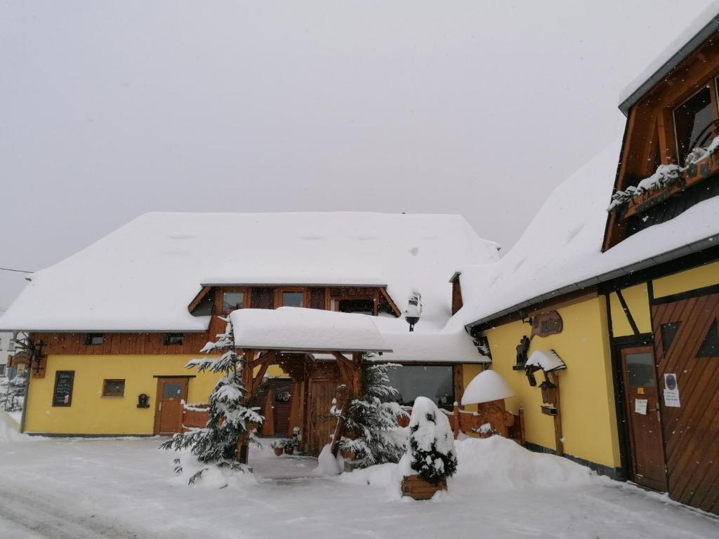 Landgasthof Plohnbachtal UG v zimě