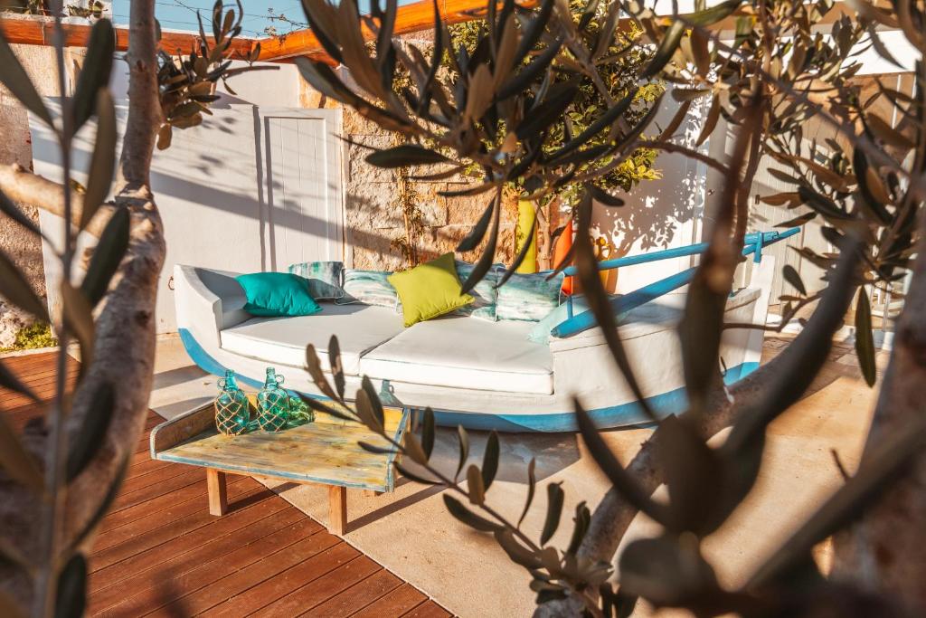 Balkón nebo terasa v ubytování Echi di Puglia Marsento