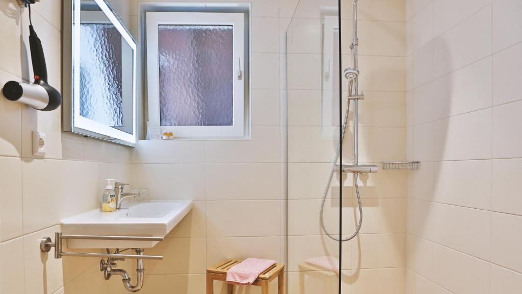 Koupelna v ubytování Landpension Pferdekoppel - B&B - Self Checkin