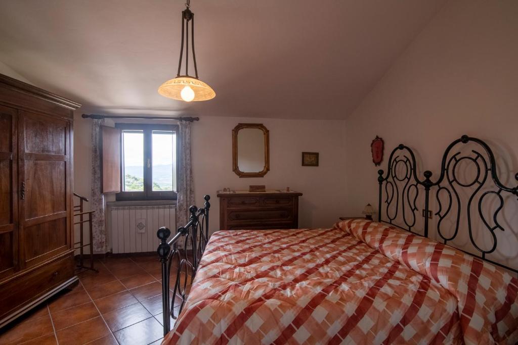 Łóżko lub łóżka w pokoju w obiekcie CASA VIA DEL PERO
