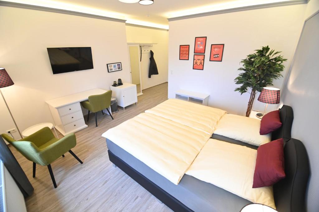 Pension am Schloss - Chambre Double Avec Salle De Bain Privée