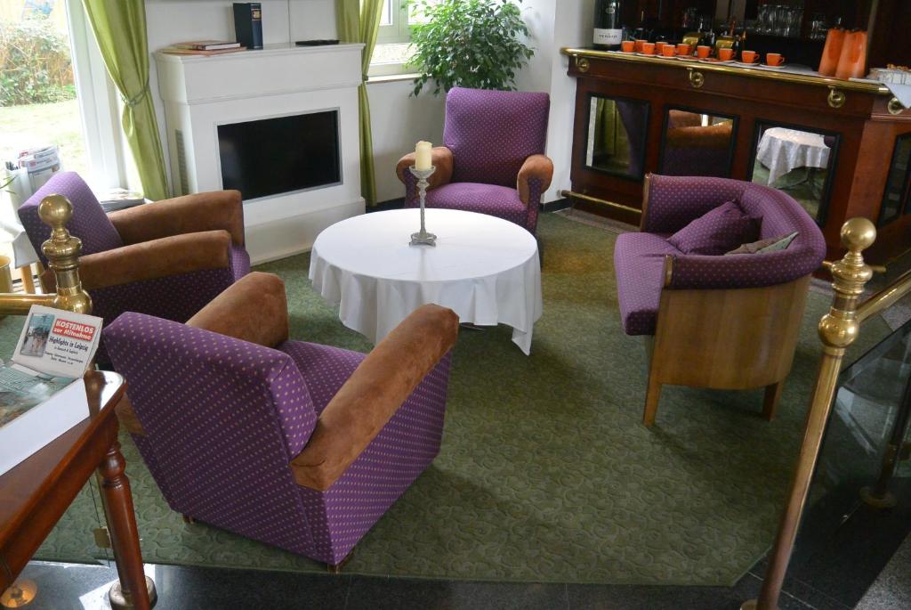 Posezení v ubytování Residenz Hotel Leipzig